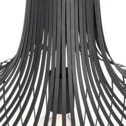 QAZQA Pendelleuchten|Wohnzimmerlampen*Moderne Hängelampe schwarz 48 cm - Sapphira