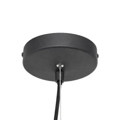 QAZQA Pendelleuchten|Wohnzimmerlampen*Moderne Hängelampe schwarz 48 cm - Sapphira