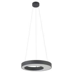 QAZQA Pendelleuchten|Wohnzimmerlampen*Moderne Hängelampe schwarz 50cm inkl. LED 3-Stufen-Dimmbar - Organici
