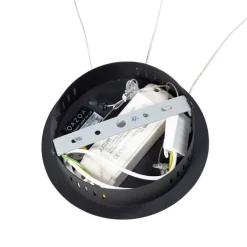 QAZQA Led-Pendelleuchten|Pendelleuchten*Moderne Hängelampe schwarz 74 cm inkl. LED - Rowan