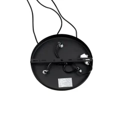 Trio Leuchten Pendelleuchten|Wohnzimmerlampen*Moderne Hängelampe schwarz 3-flammig - Stream