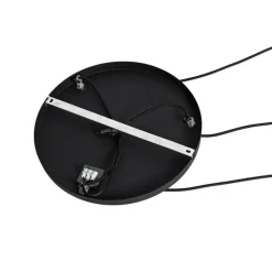 QAZQA Pendelleuchten|Wohnzimmerlampen*Moderne Hängelampe schwarz mit Weiß 3-Lichter - Cloth