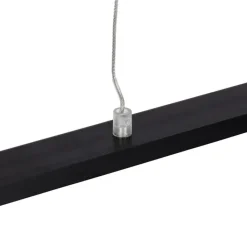 QAZQA Led-Pendelleuchten|Pendelleuchten*Moderne Hängelampe schwarz 90 cm inkl. LED - Banda