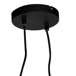 QAZQA Pendelleuchten|Wohnzimmerlampen*Moderne Hängelampe Schwarz 2-Lichter - Lofty