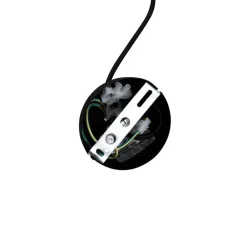 Trio Leuchten Pendelleuchten|Wohnzimmerlampen*Moderne Hängelampe schwarz mit Rauchglas - Clayton