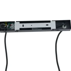 QAZQA Pendelleuchten|Wohnzimmerlampen*Moderne Hängelampe schwarz mit Holz und Rauchglas 4-flammig - Aleks