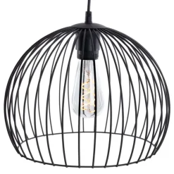Honsel Pendelleuchten|Wohnzimmerlampen*Moderne Hängelampe schwarz 3-flammig - Koopa