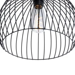 Honsel Pendelleuchten|Wohnzimmerlampen*Moderne Hängelampe schwarz 3-flammig - Koopa
