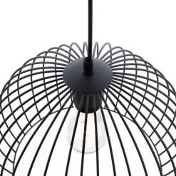 Honsel Pendelleuchten|Wohnzimmerlampen*Moderne Hängelampe schwarz 3-flammig - Koopa