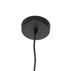 QAZQA Pendelleuchten|Wohnzimmerlampen*Moderne Hängelampe schwarz 30 cm - Zoë