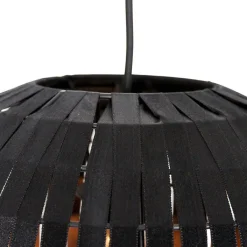 QAZQA Pendelleuchten|Wohnzimmerlampen*Moderne Hängelampe schwarz 30 cm - Zoë