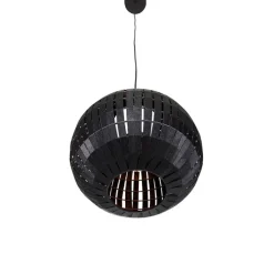 QAZQA Pendelleuchten|Wohnzimmerlampen*Moderne Hängelampe schwarz 30 cm - Zoë