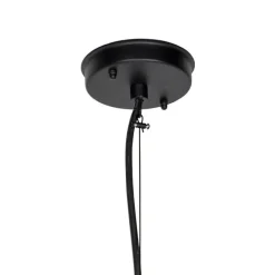 QAZQA Gartenbeleuchtung|Pendelleuchten Außen*Moderne Hängelampe Schwarz mit Glas IP44 - Jarra