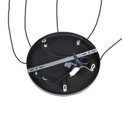 QAZQA Pendelleuchten*Moderne Hängelampe schwarz 35 cm 5-Licht - Facil