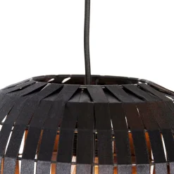 QAZQA Pendelleuchten|Wohnzimmerlampen*Moderne Hängelampe schwarz 3-flammig - Zoë