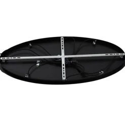 QAZQA Pendelleuchten|Wohnzimmerlampen*Moderne Hängelampe Schwarz mit Rauchglas 9-flammig - Jia