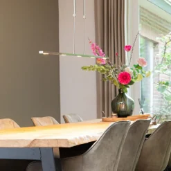 QAZQA Led-Pendelleuchten|Pendelleuchten*Moderne Hängelampe Stahl inkl. LED, verstellbar - Bold