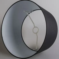 QAZQA Pendelleuchten|Wohnzimmerlampen*Moderne Hängelampe Stahl mit Schirm 45 cm schwarz - Cappo 1