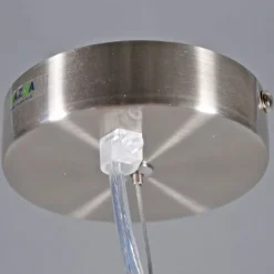 QAZQA Pendelleuchten|Wohnzimmerlampen*Moderne Hängelampe Stahl mit Schirm 45 cm schwarz - Cappo 1