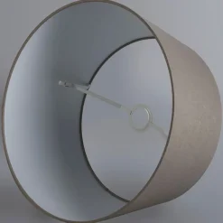 QAZQA Pendelleuchten|Wohnzimmerlampen*Moderne Hängelampe Stahl mit Schirm 45 cm taupe - Cappo 1