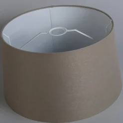 QAZQA Pendelleuchten|Wohnzimmerlampen*Moderne Hängelampe Stahl mit Schirm 45 cm taupe - Cappo 1