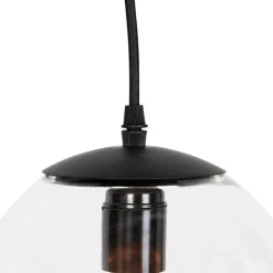 QAZQA Pendelleuchten|Wohnzimmerlampen*Moderne Hängelampe transparent 20 cm - Pallon