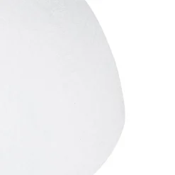 QAZQA Pendelleuchten|Wohnzimmerlampen*Moderne Hängelampe Weiß mit Silber 70cm - Magna