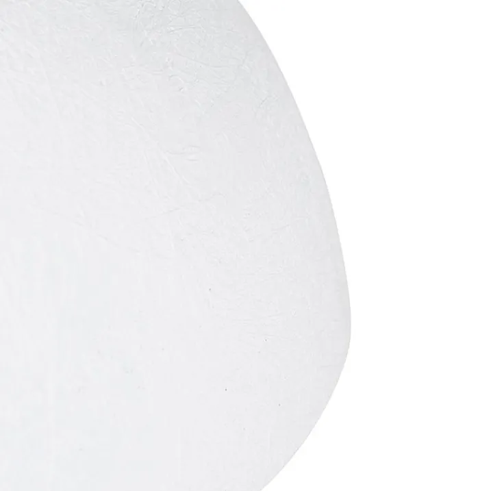 QAZQA Pendelleuchten|Wohnzimmerlampen*Moderne Hängelampe Weiß mit Silber 70cm - Magna