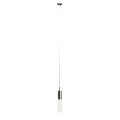 QAZQA Schlafzimmerlampen|Küchenlampen*Moderne Hängeleuchte Gunmetal für 1-phasiges Schienensystem - Iconic Lloyd