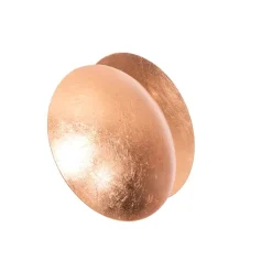QAZQA Wandleuchten|Wohnzimmerlampen*Moderne Kupferfarbene Runde Wandleuchte 20cm - Sunrise