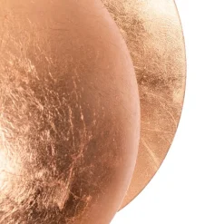 QAZQA Wandleuchten|Wohnzimmerlampen*Moderne Kupferfarbene Runde Wandleuchte 20cm - Sunrise