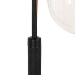 QAZQA Gartenbeleuchtung|Laternen Außen*Moderne Laterne schwarz mit Klarglas 104 cm IP44 - Sfera