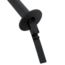 QAZQA Gartenbeleuchtung|Laternen Außen*Moderne Laterne schwarz mit Klarglas 104 cm IP44 - Sfera