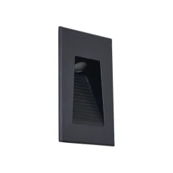 QAZQA Gartenbeleuchtung|Led-Außenleuchten*Moderne LED-Wandeinbauleuchte Schwarz 7cm inkl. LED IP65 - Trem