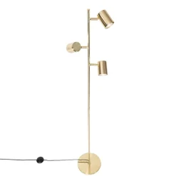 QAZQA Stehlampen|Wohnzimmerlampen*Moderne Messing Stehleuchte 3-flammig - Jeana