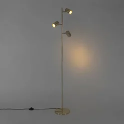 QAZQA Stehlampen|Wohnzimmerlampen*Moderne Messing Stehleuchte 3-flammig - Jeana