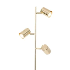 QAZQA Stehlampen|Wohnzimmerlampen*Moderne Messing Stehleuchte 3-flammig - Jeana