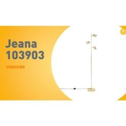 QAZQA Stehlampen|Wohnzimmerlampen*Moderne Messing Stehleuchte 3-flammig - Jeana