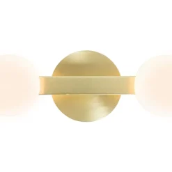 QAZQA Badezimmerlampen|Deckenleuchten Außen*Moderne Messing-Deckenleuchte IP44 4-flammig - Cederic