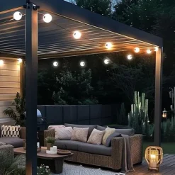 QAZQA Led-Außenleuchten|Lichterkette*Moderne Outdoor-Lichterkette 8M inkl. LED 14-Lichter - Malai