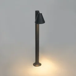 QAZQA Gartenbeleuchtung|Stehlampen Außen*Moderne Outdoor-Stange schwarz 60 cm IP44 - Ciara