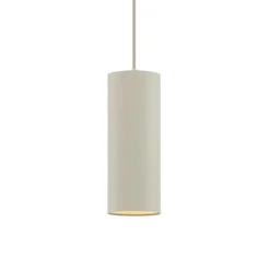 QAZQA Schlafzimmerlampen|Küchenlampen*Moderne Pendelleuchte Beige GU10 50mm rund - Tubo