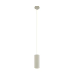 QAZQA Schlafzimmerlampen|Küchenlampen*Moderne Pendelleuchte Beige GU10 50mm rund - Tubo