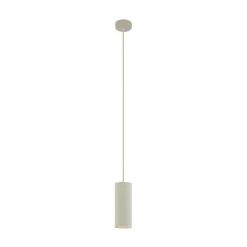 QAZQA Schlafzimmerlampen|Küchenlampen*Moderne Pendelleuchte Beige GU10 50mm rund - Tubo