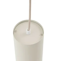 QAZQA Schlafzimmerlampen|Küchenlampen*Moderne Pendelleuchte Beige GU10 50mm rund - Tubo