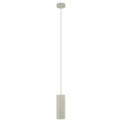 QAZQA Schlafzimmerlampen|Küchenlampen*Moderne Pendelleuchte Beige GU10 50mm rund - Tubo