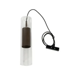 QAZQA Deckenstrahler|Aufbaustrahler*Moderne Pendelleuchte Dunkelbronze für Schienensystem 1-phasig - Iconic Lloyd