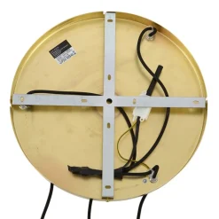 QAZQA Küchenlampen|Esszimmerlampen*Moderne Pendelleuchte Gold mit bernsteinfarbenem Glas 3-flammig - Traditional