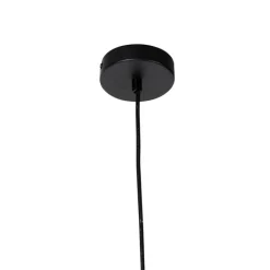 QAZQA Pendelleuchten|Wohnzimmerlampen*Moderne Pendelleuchte Schwarz Dimmbar - Cava Luxe 1