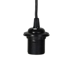 QAZQA Leuchten Ohne Schirm|Pendelleuchten*Moderne Pendelleuchte schwarz ohne Schirm - Stenley